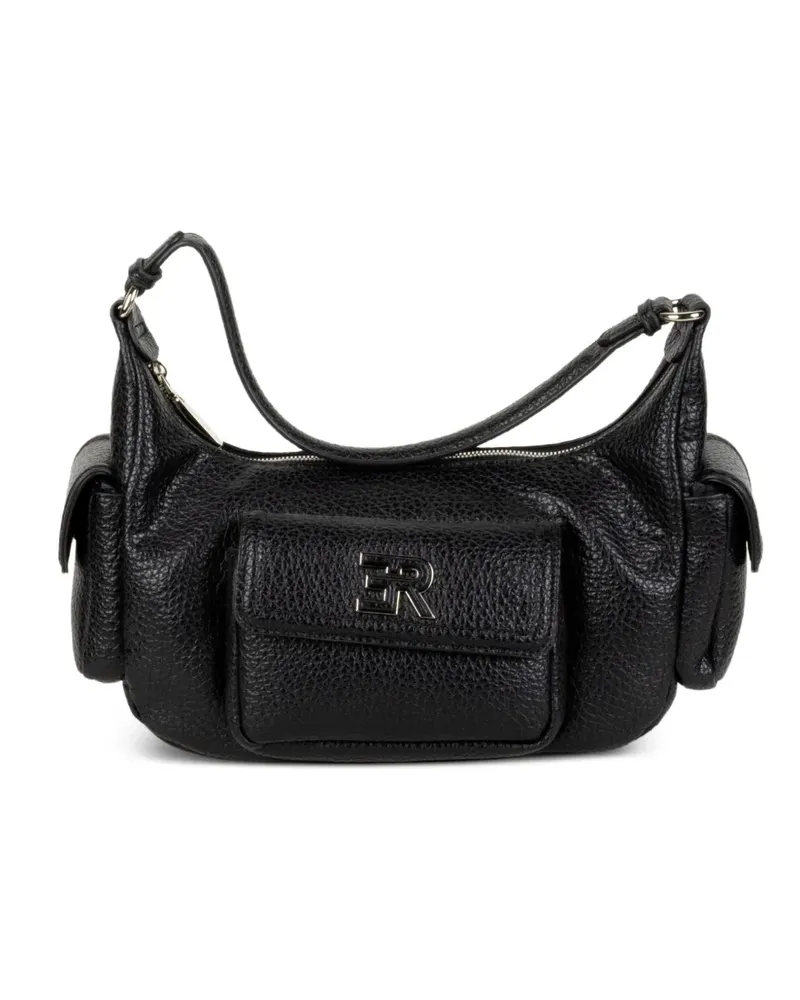 Ermanno Scervino logo-plaque shoulder bag - Schwarz Schwarz