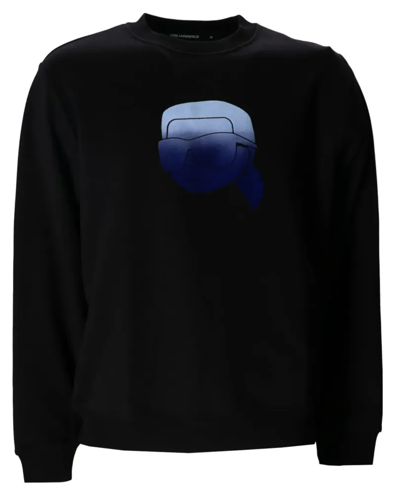 Karl Lagerfeld Klassisches Sweatshirt - Schwarz Schwarz