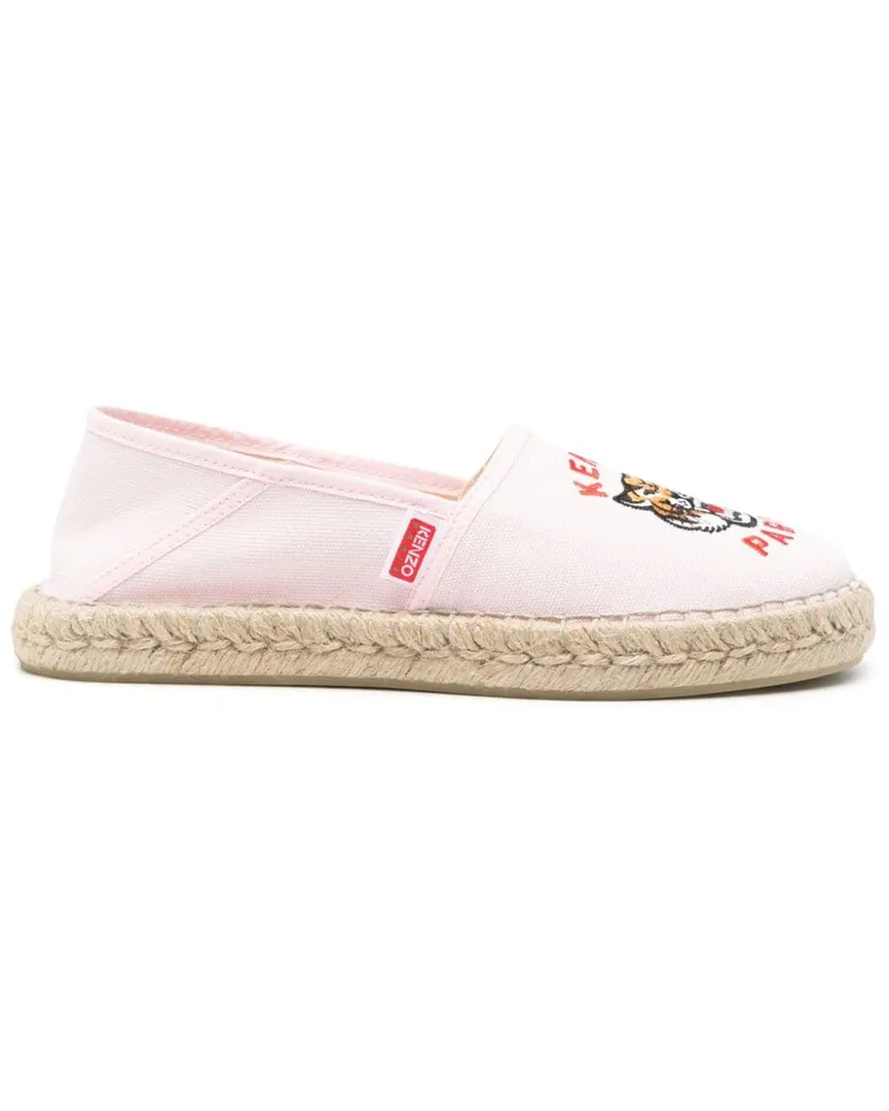 Kenzo Espadrilles mit Lucky Tiger-Stickerei - Rosa Rosa