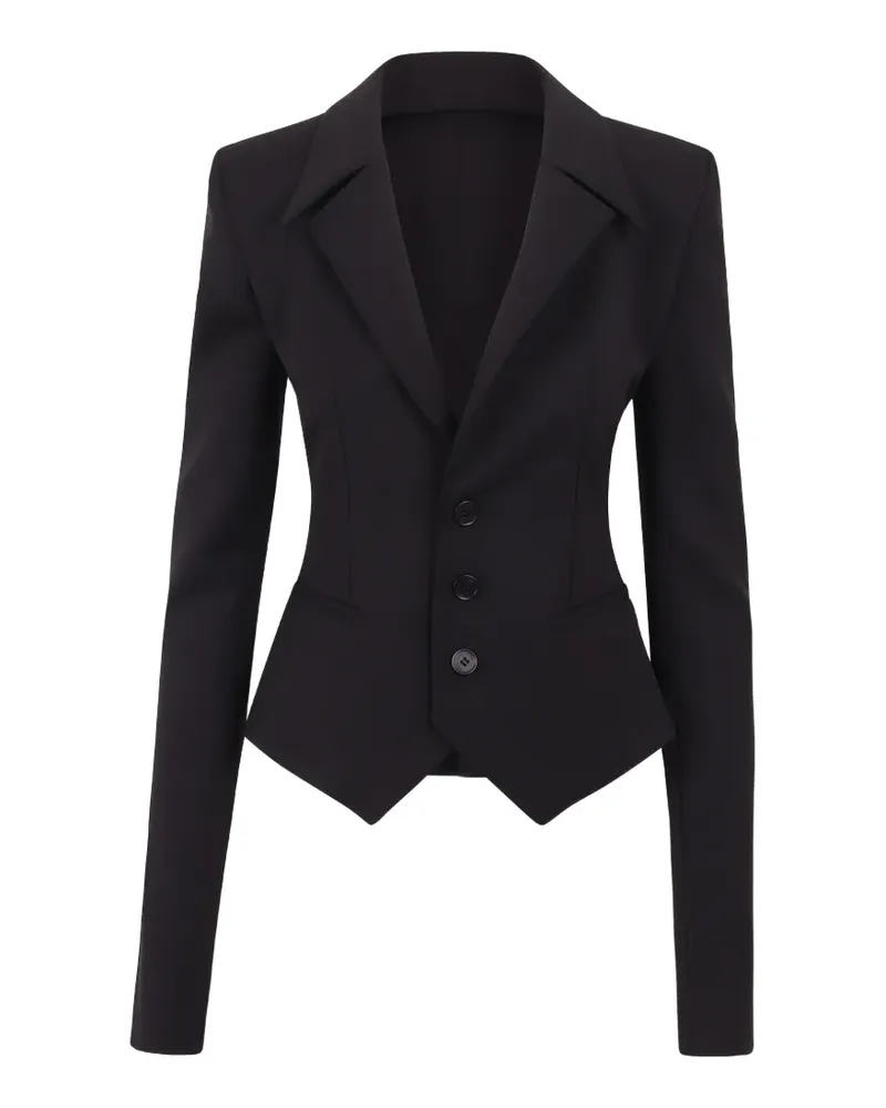 SSHEENA Blazer mit spitzem Revers - Schwarz Schwarz