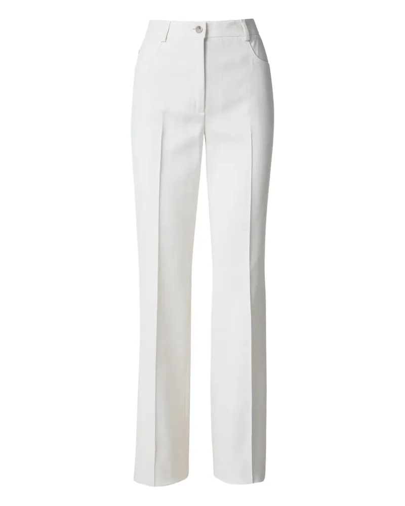 Akris seam-detail trousers - Weiß Weiß