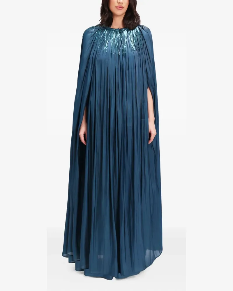 Baruni sequin-embellished pleated dress - Blau Blau