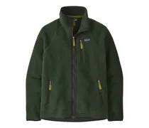 Jacke aus Fleece - Grün