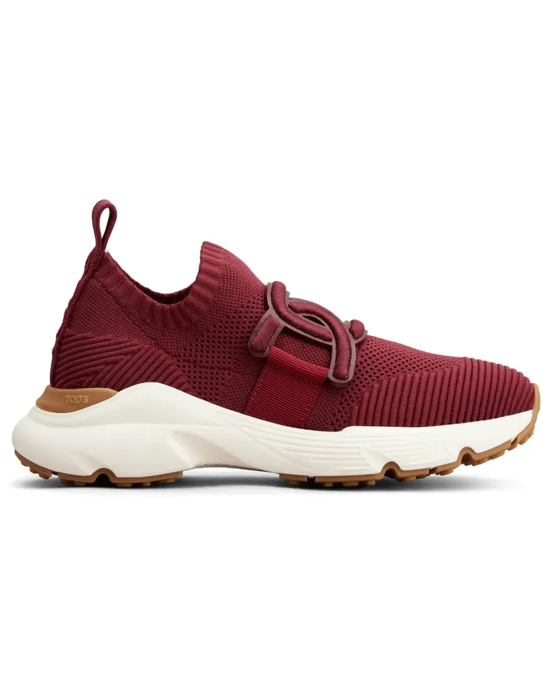 TOD'S Sneakers mit Logo-Riemen - Rot Rot