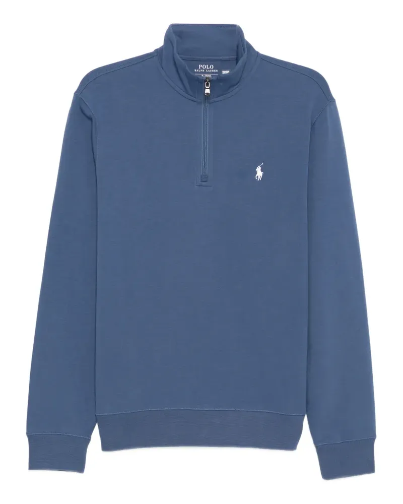 Ralph Lauren Sweatshirt mit kurzem Reißverschluss - Blau Blau
