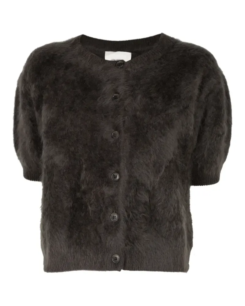 Lisa Yang Gebürsteter Lucianne Cardigan - Braun Braun
