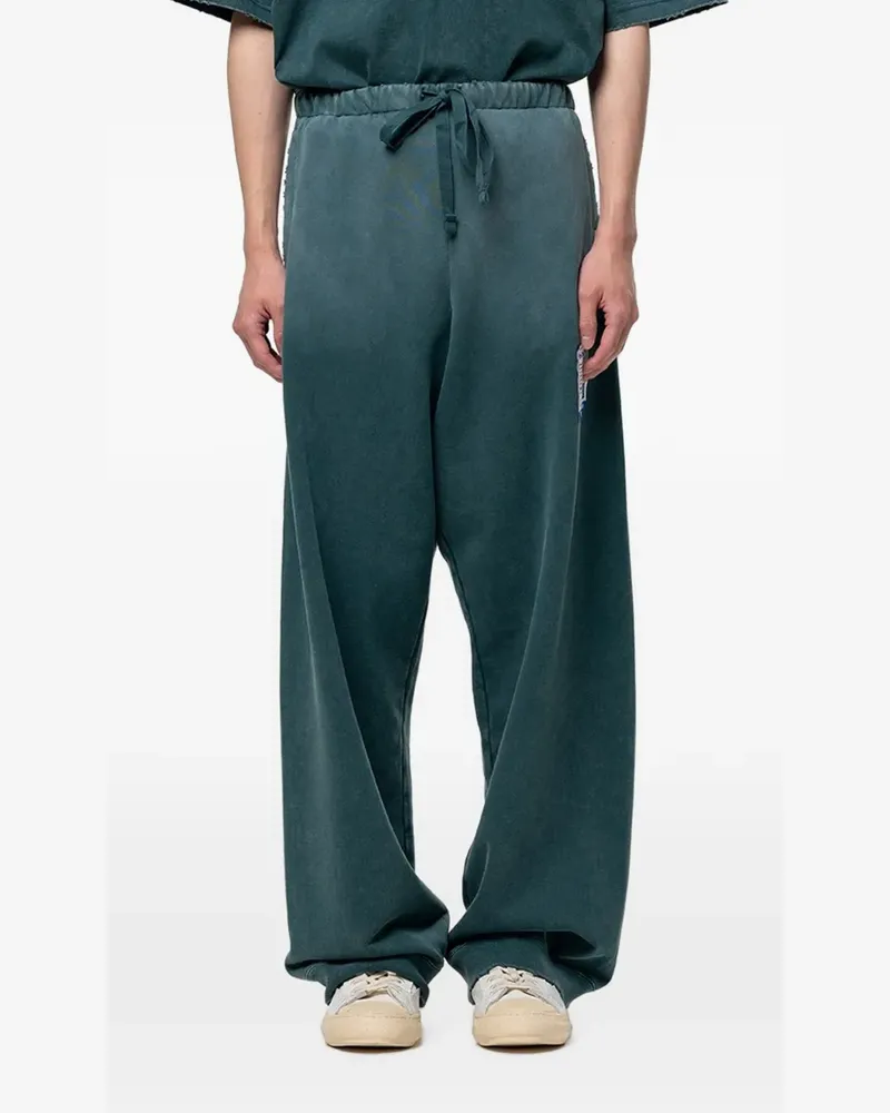 MIHARAYASUHIRO sun faded like distressed pants - Grün Grün