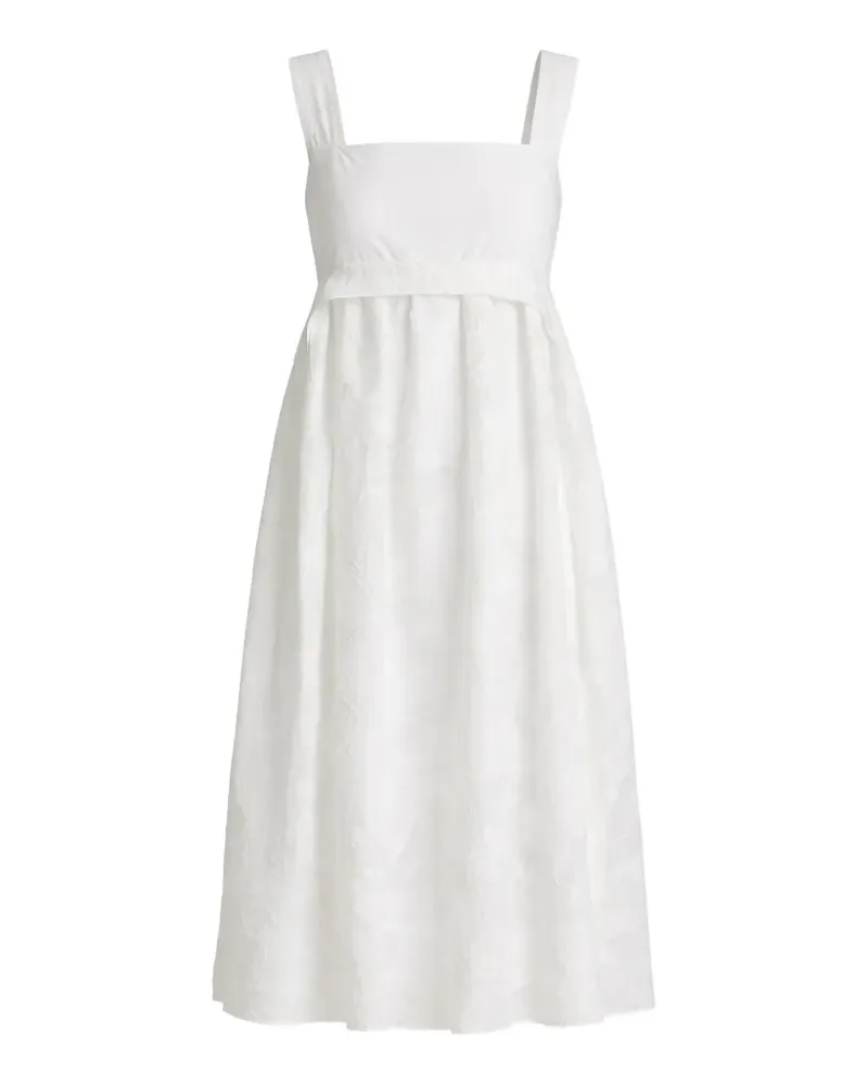 Vince tie-waist dress - Weiß Weiß