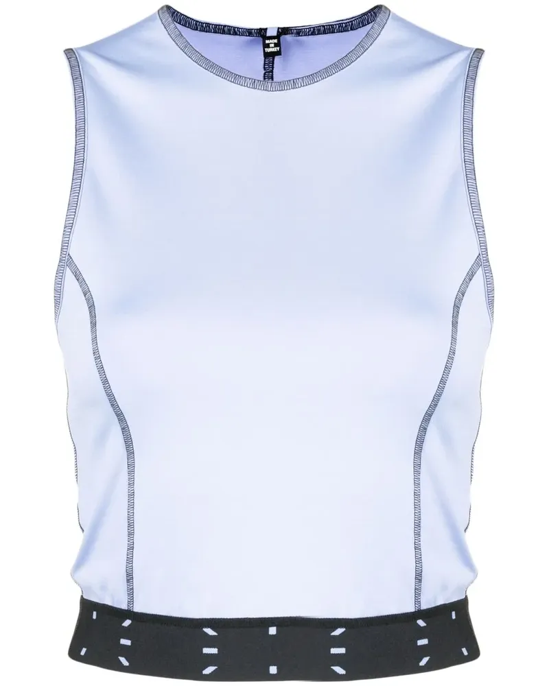 McQ Cropped-Top - Violett Violett