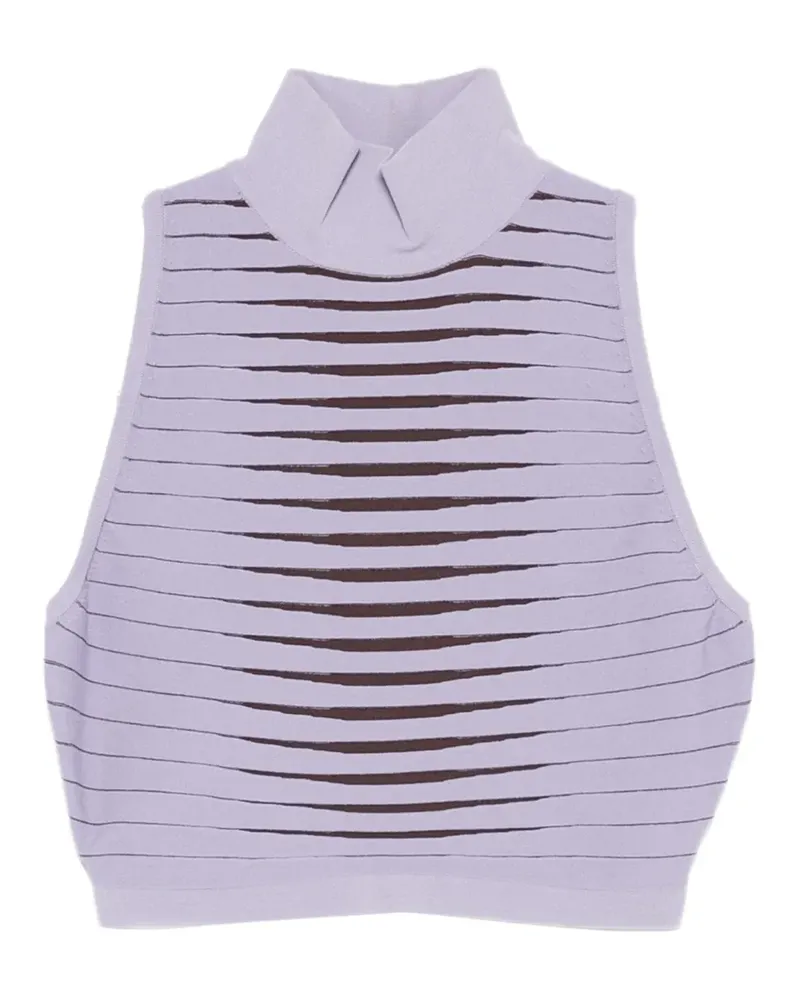 Elisabetta Franchi high-neck tank top - Violett Violett
