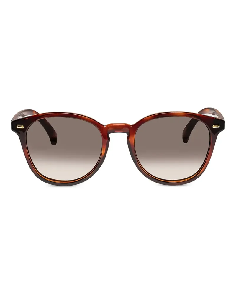 Le Specs Runde Bandwagon Sonnenbrille - Braun Braun