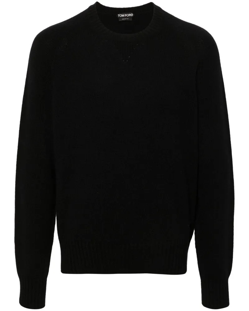 Tom Ford Nahtloser Kaschmirpullover - Schwarz Schwarz