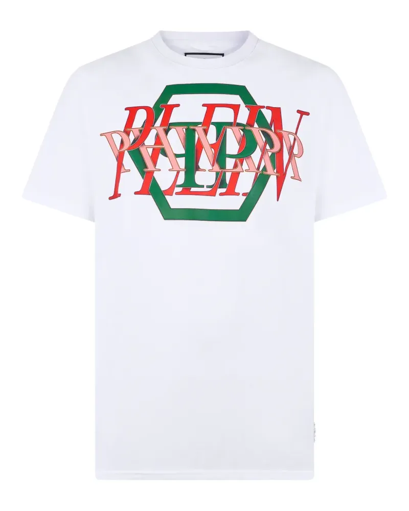 Philipp Plein T-Shirt mit Logo - Weiß Weiß