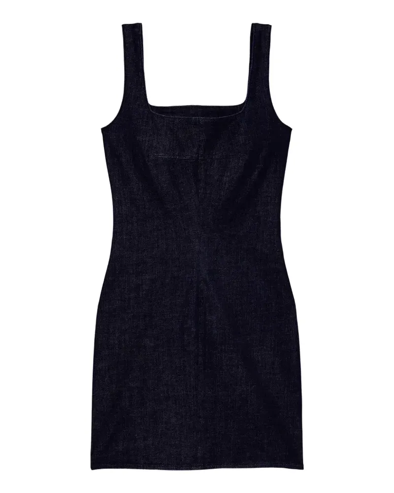 Calvin Klein square-neck mini dress - Blau Blau