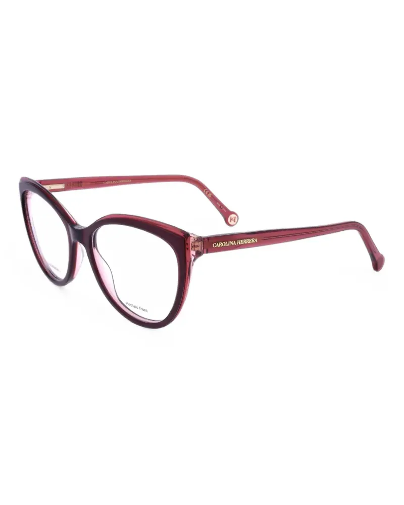 Carolina Herrera New York cat-eye frame glasses - Rot Rot