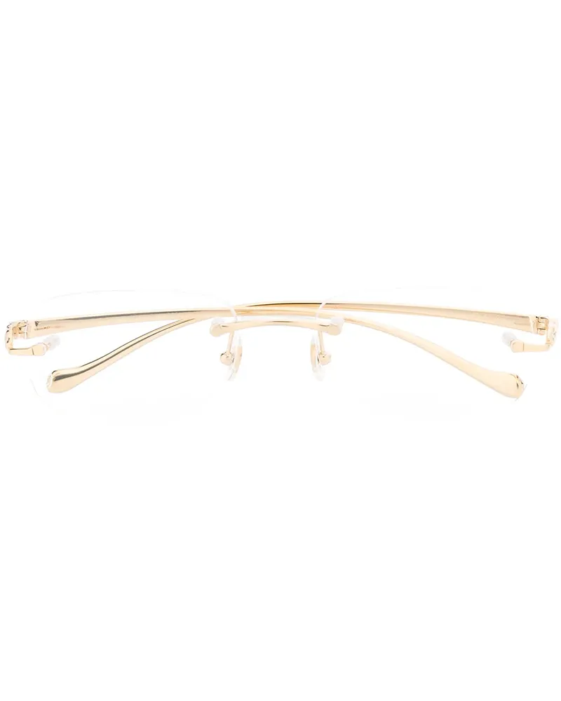 Cartier Ovale 'CT0058O 002' Brille - Gold Gold