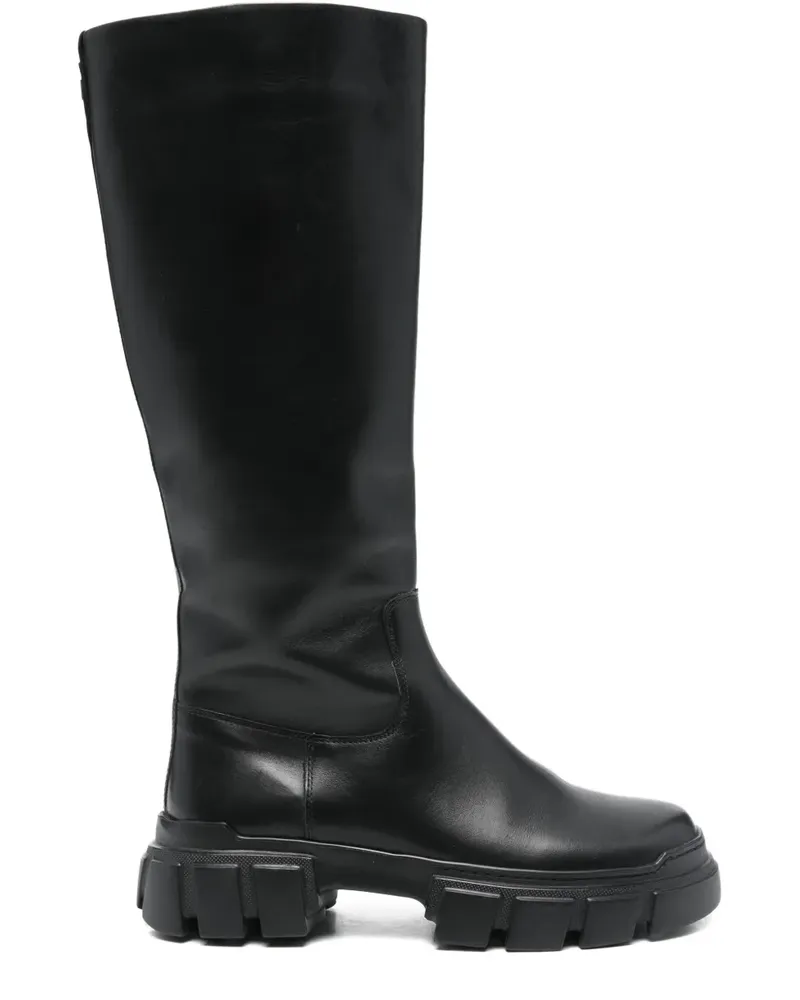 Högl round-toe boots - Schwarz Schwarz