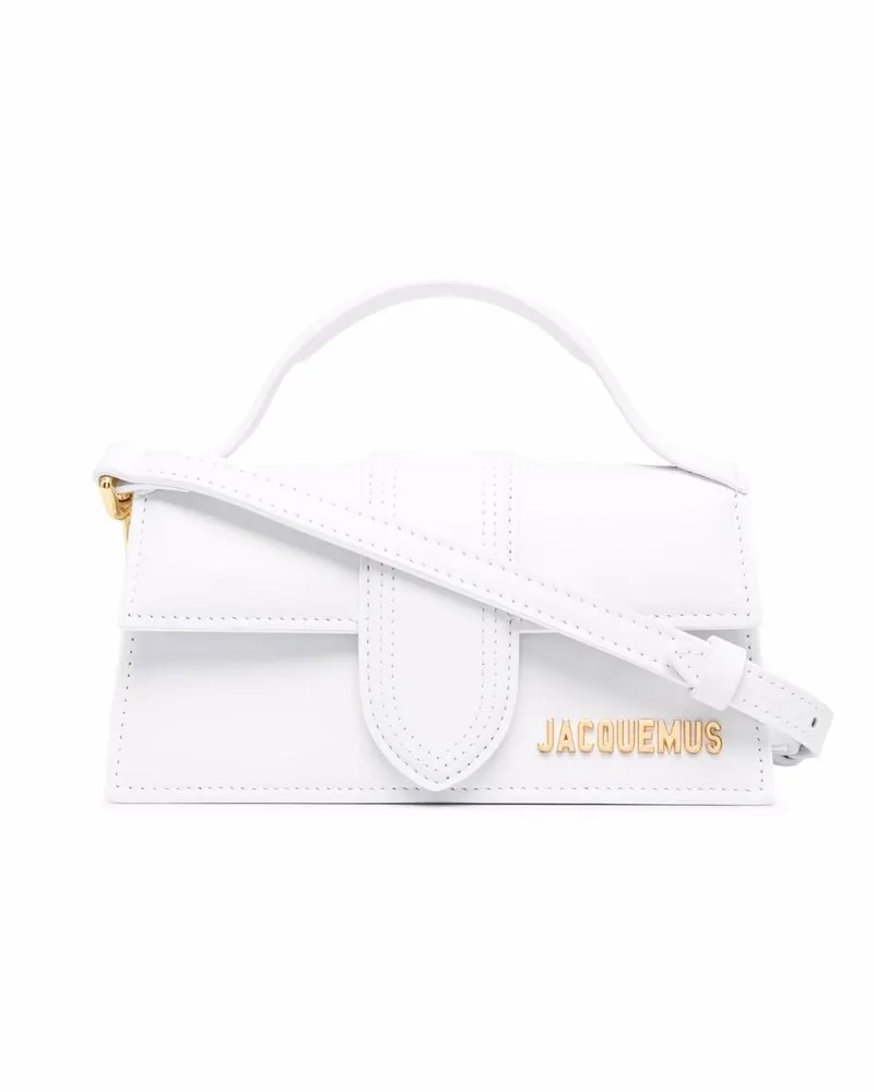 Jacquemus Kleine Le Bambino Schultertasche - Weiß Weiß