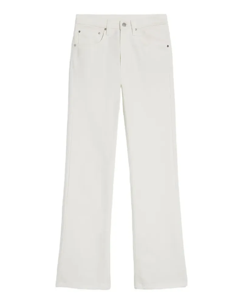Jil Sander Jeans mit ausgestelltem Bein - Weiß Weiß