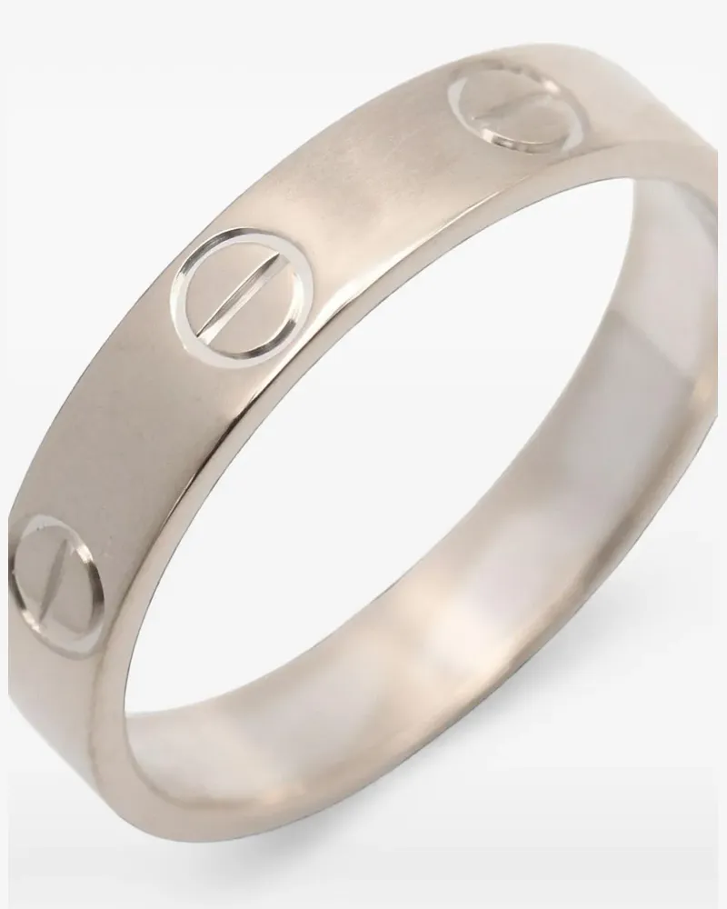 Cartier 2010s mini Love ring - Silber Silber