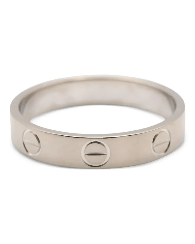 Cartier 2010s mini Love Ring - Silber Silber