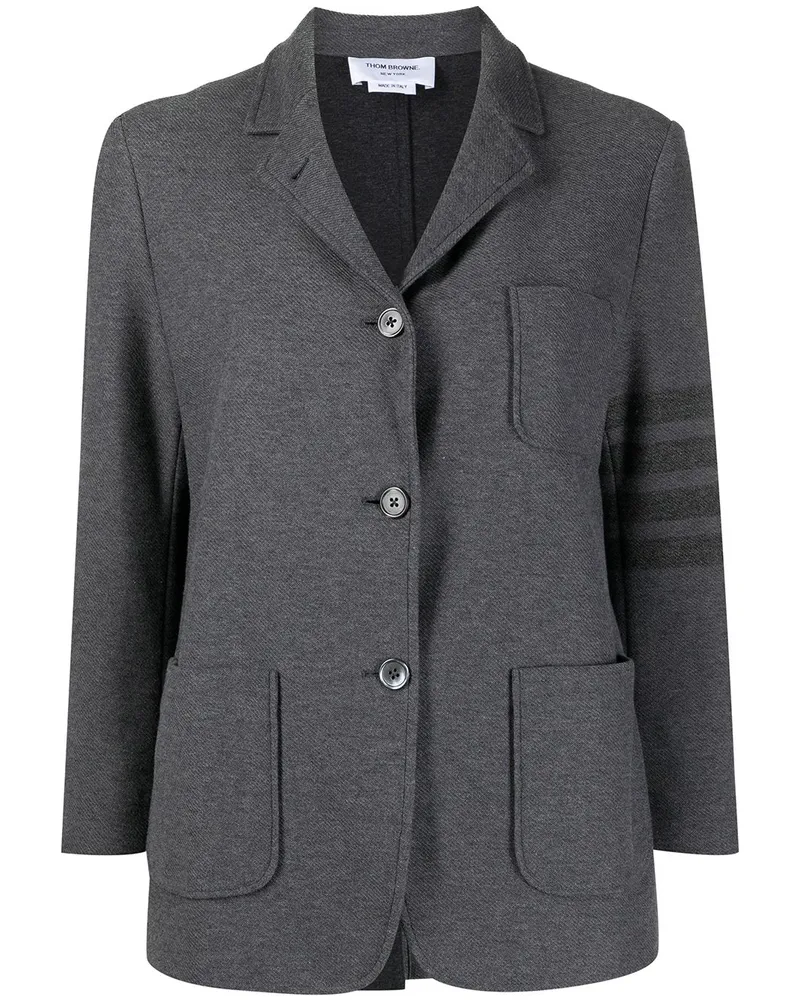 Thom Browne Jacke mit Streifen Grau