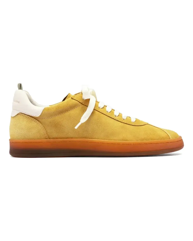 Officine Creative Italia Ginnasio 101 Sneakers mit Einsätzen - Gelb Gelb