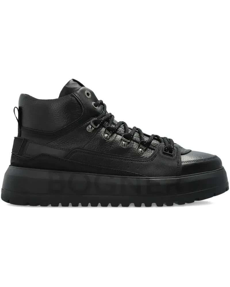 Bogner Sneakers mit Plateausohle - Schwarz Schwarz