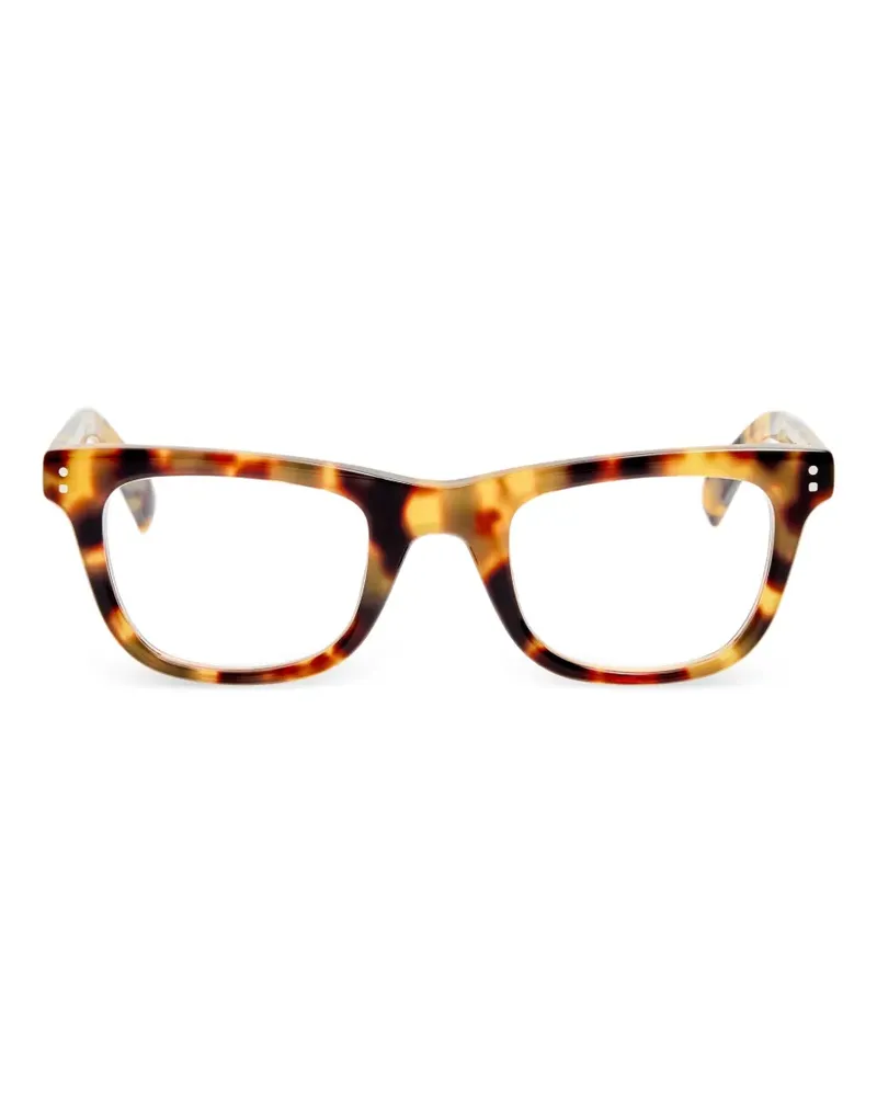 Jacquemus Pilotis Brille mit D-Gestell - Braun Braun