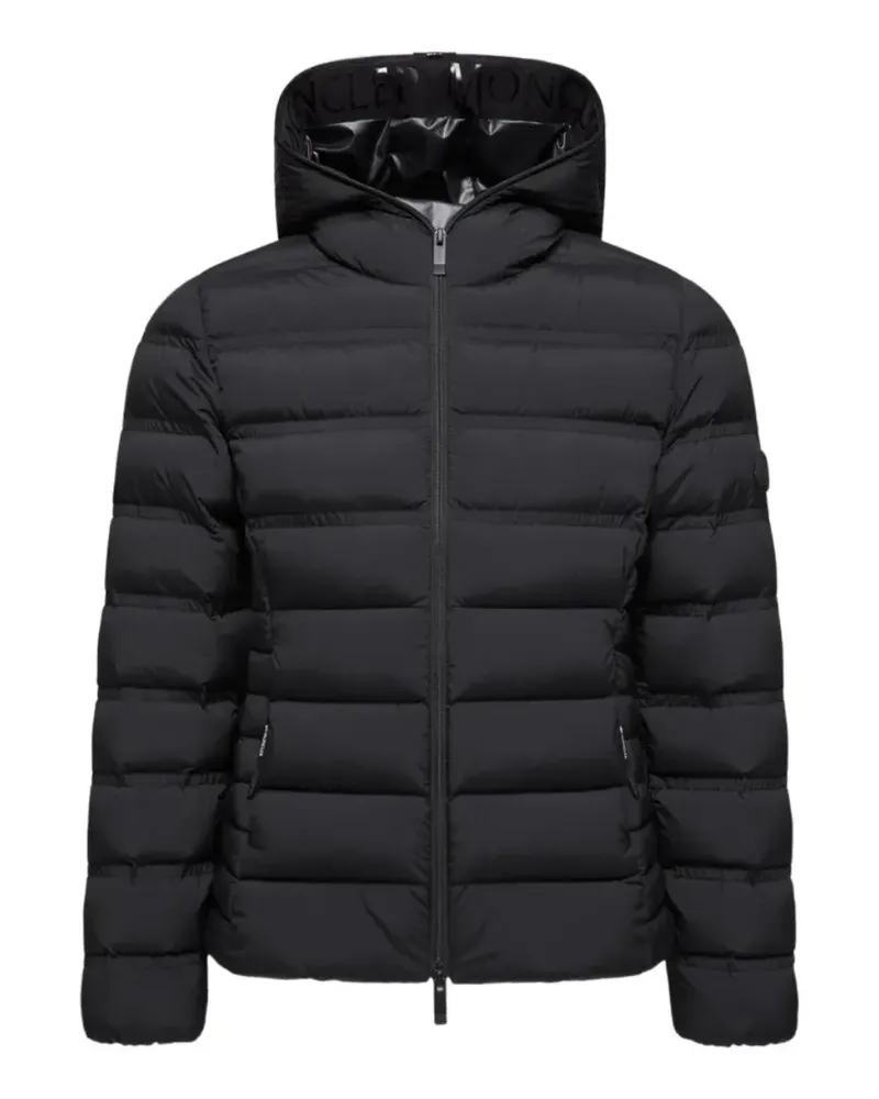 Moncler Gefütterte Kapuzenjacke - Schwarz Schwarz