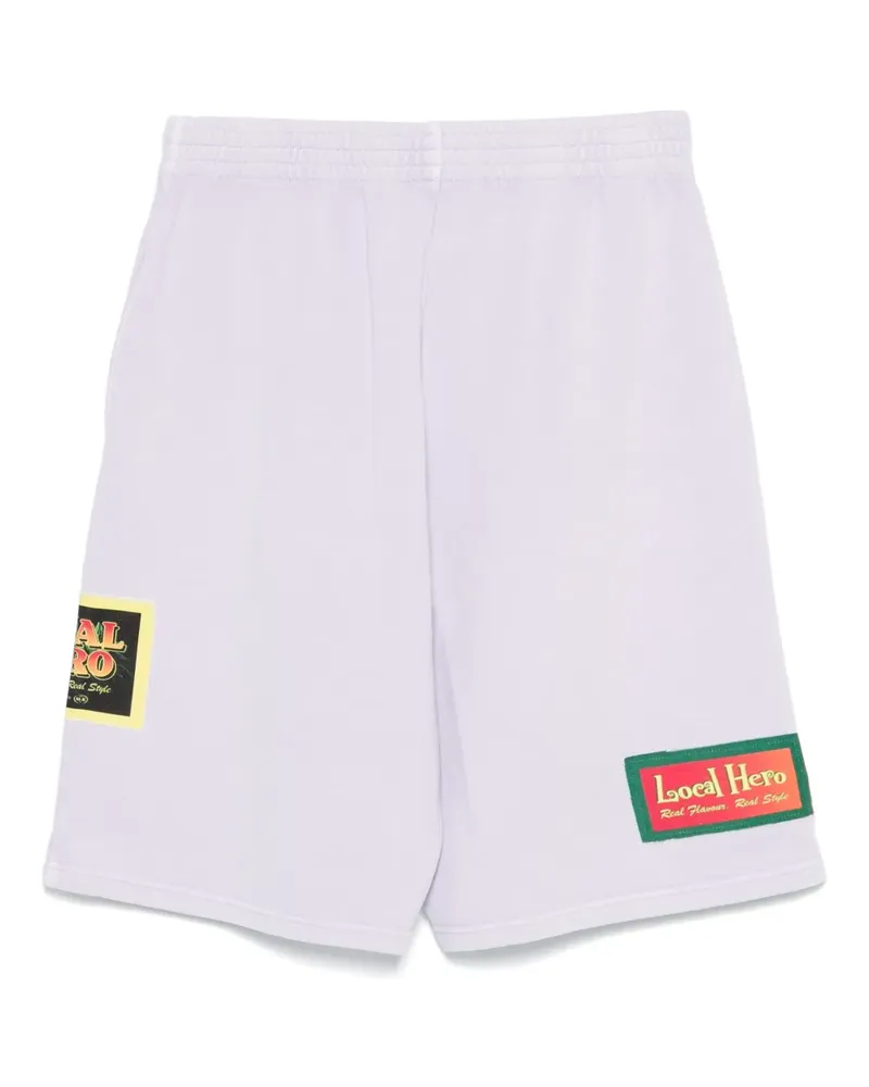Martine Rose Shorts mit Logo-Patch - Violett Violett