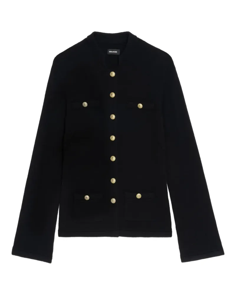 Zadig & Voltaire Cardigan mit ausgestellten Ärmeln - Schwarz Schwarz