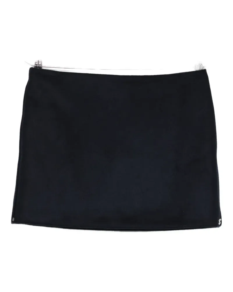 SPORTMAX logo-detail mini skirt - Blau Blau