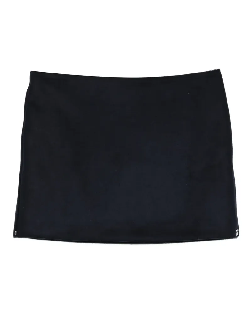 SPORTMAX logo-detail mini skirt - Blau Blau