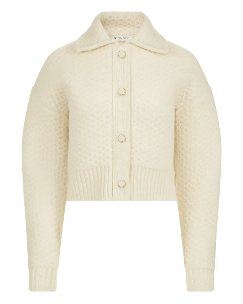 Nina Ricci Strukturierter Cardigan - Nude Nude