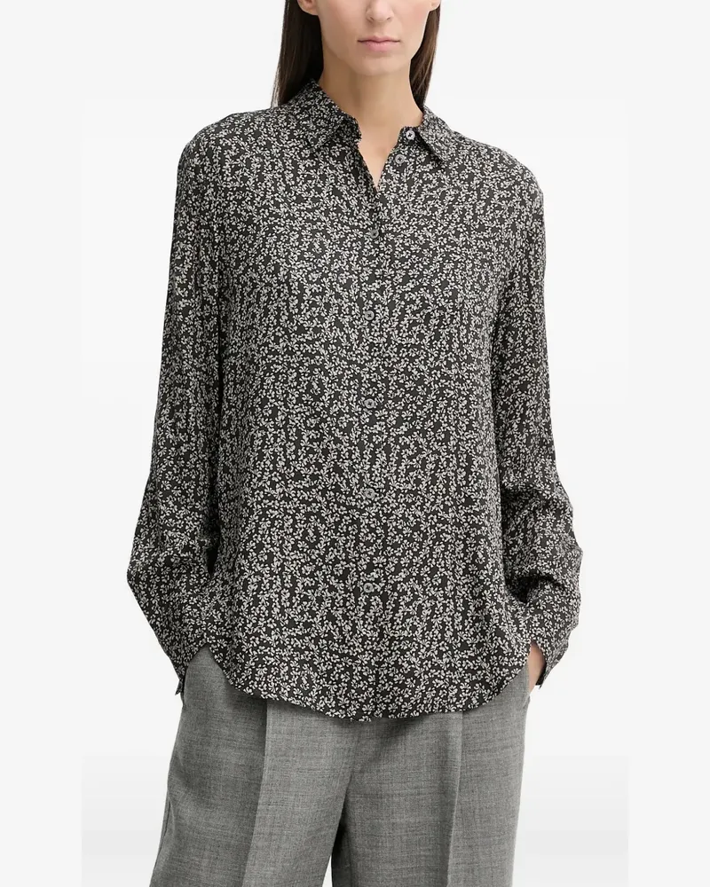Marc O'Polo floral-print shirt - Schwarz Schwarz