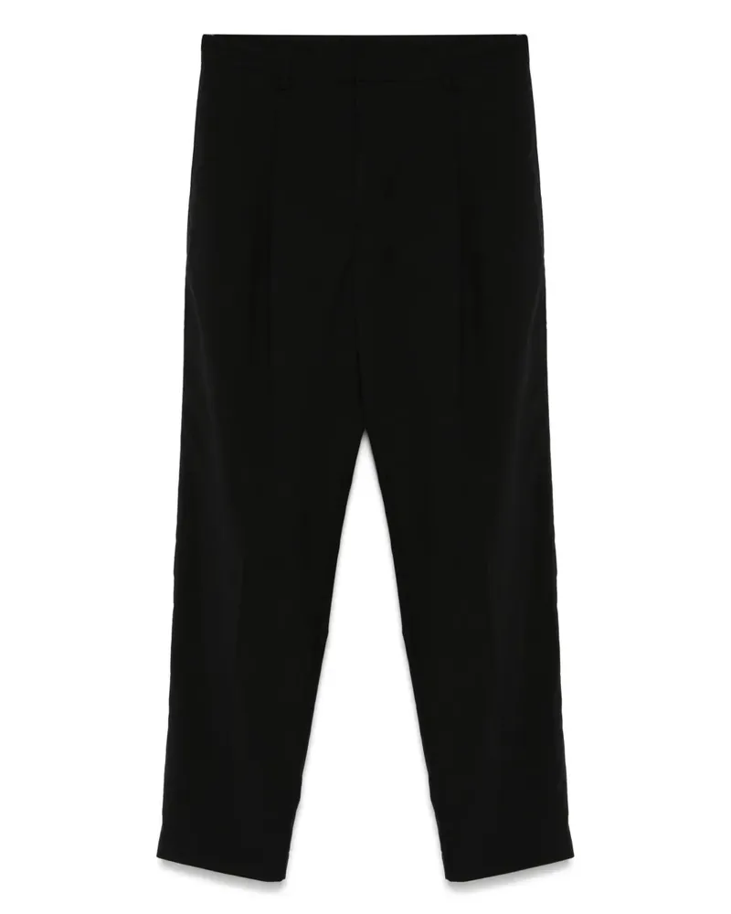 Emporio Armani Plissierte Hose - Schwarz Schwarz