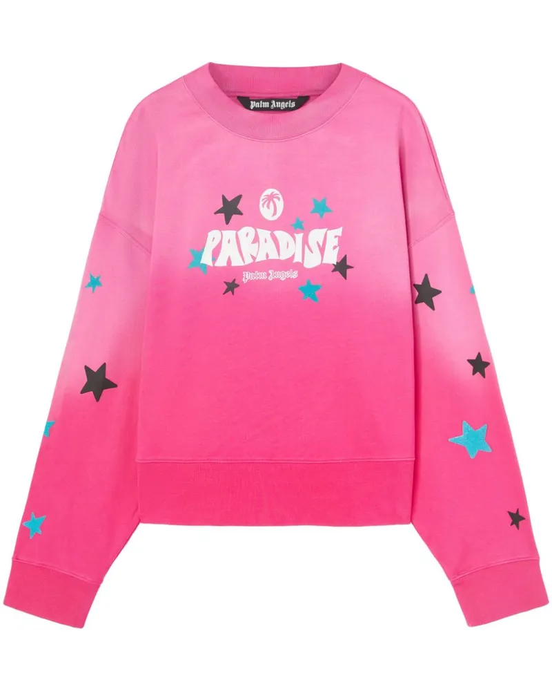 Palm Angels Paradise Palm Sweatshirt - Rosa Rosa