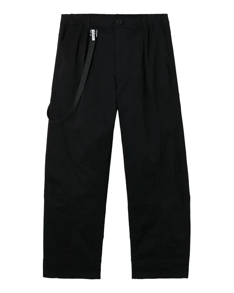 Musium Div. Hose mit Riemen - Schwarz Schwarz