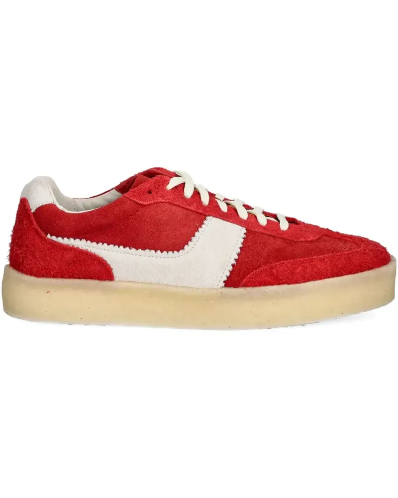 Clarks Retro Sneakers mit Wildlederstruktur - Rot Rot