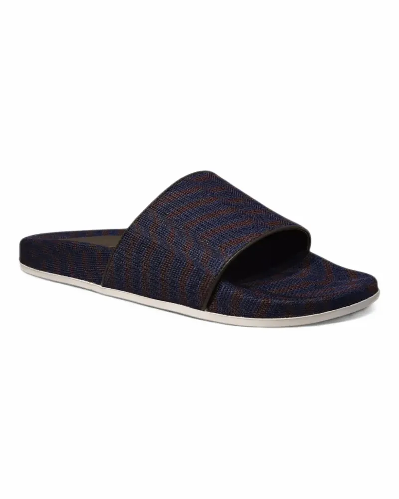 Missoni Slipper mit Zickzackmuster - Blau Blau