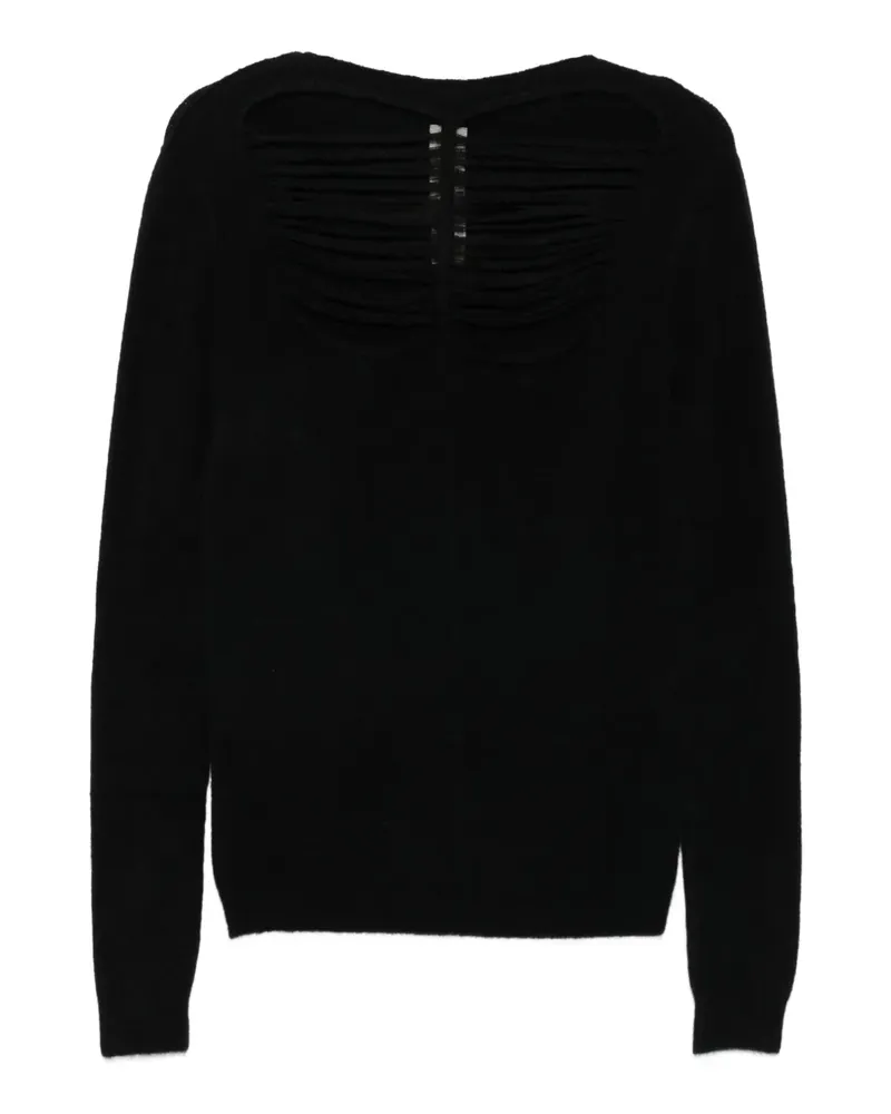 Rick Owens Pullover im Distressed-Look - Schwarz Schwarz