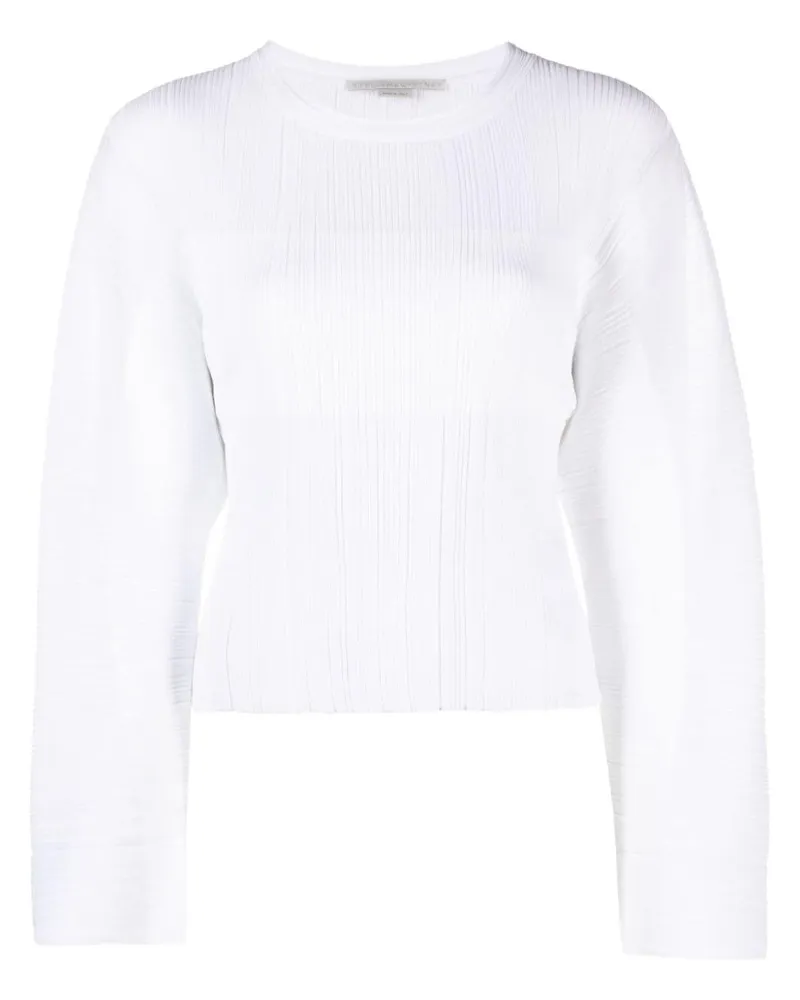 Stella McCartney Plissiertes Top - Weiß Weiß