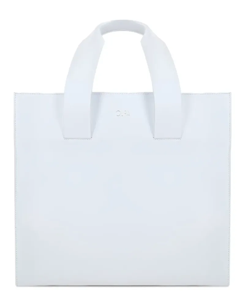 QUIRA Tote Bag mit doppeltem Henkel - Weiß Weiß