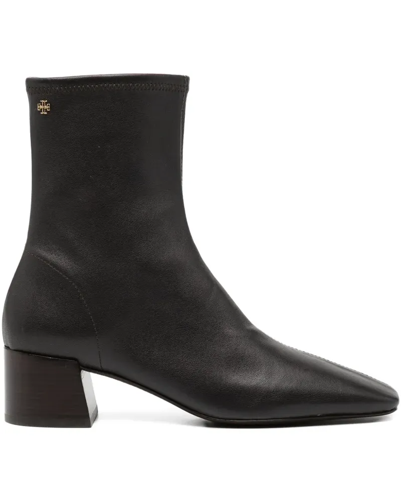 Tory Burch Stiefel mit Logo-Print 45mm - Schwarz Schwarz