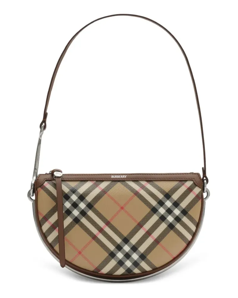Burberry small bridle saddle bag - Nude Nude