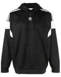 adidas Hoodie mit Logo-Stickerei Schwarz