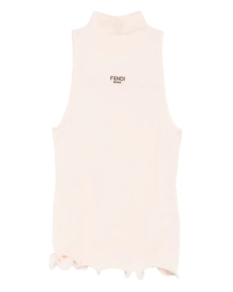 Fendi Oberteil mit Stehkragen - Rosa Rosa