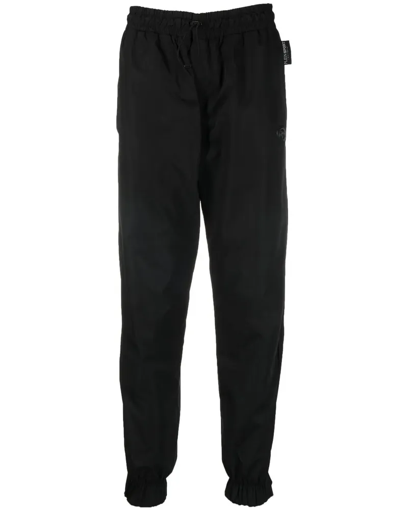 Philipp Plein Jogginghose mit Logo-Patch - Schwarz Schwarz