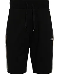 HUGO BOSS Joggingshorts mit Seitenstreifen Schwarz